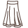 एक लंबी स्कर्ट