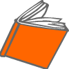 un libro anaranjado