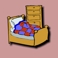 una camera da letto