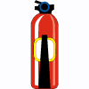 a fire extinguisher