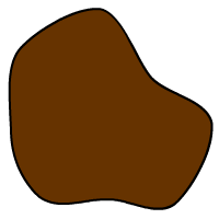 коричневый