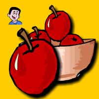 An apple