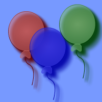 Играта с балони въвежда дума по дума