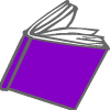 un livre violet