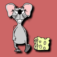 Помогнете на мишката да намери сиренето.