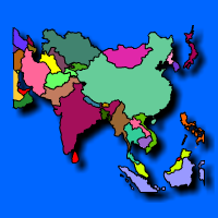 خرائط:<br>آسيا