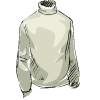 Turtleneckstrickjacke